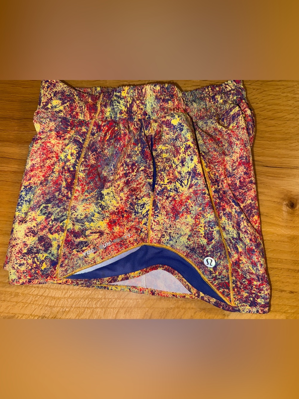 lululemon athletica Multicolor Athletic Shorts - Abstract Print